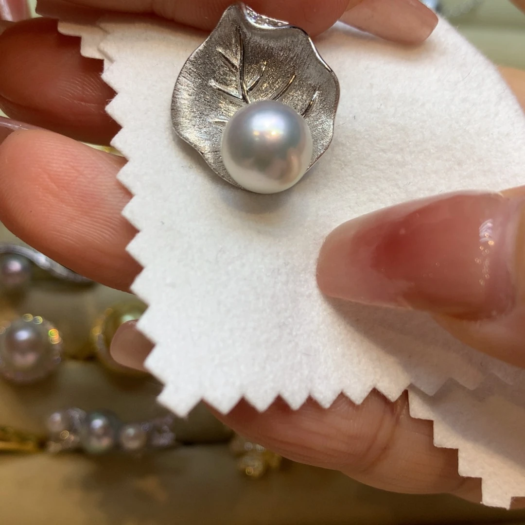 颈饰银S925镶嵌海水珍珠