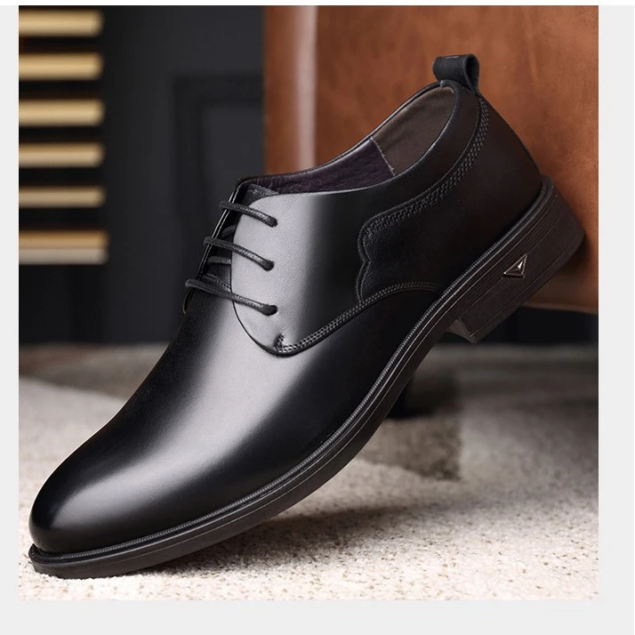 男士四季款真皮皮鞋软底全面英伦风商务皮鞋