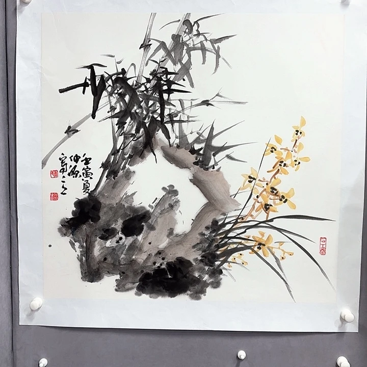 国画亲笔手绘放心去藏