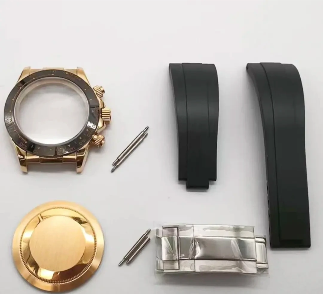 男士女士手表表带迪通拿水鬼游艇日志硅胶表带配件（已直播为准）