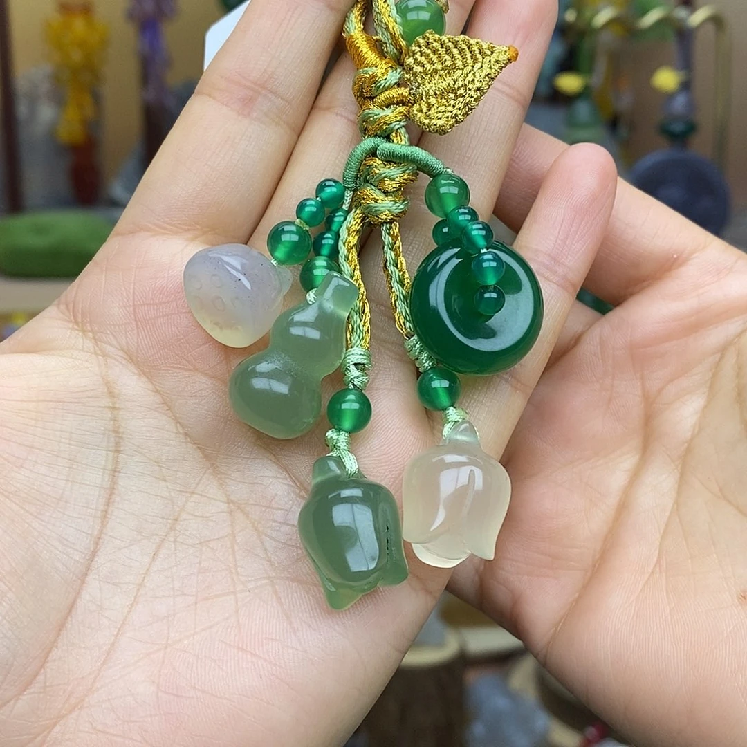 玛瑙/玉髓未镶嵌车挂