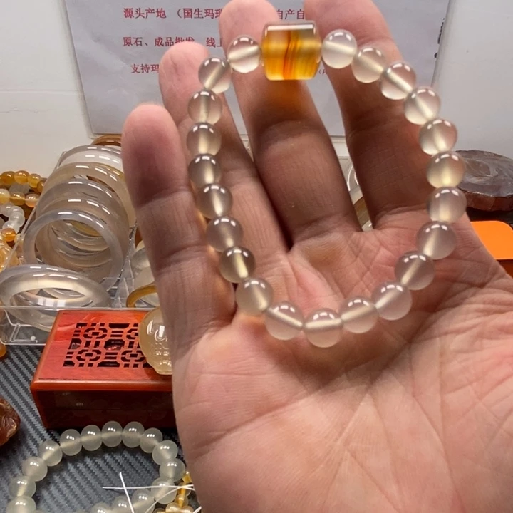 玛瑙/玉髓手链未镶嵌