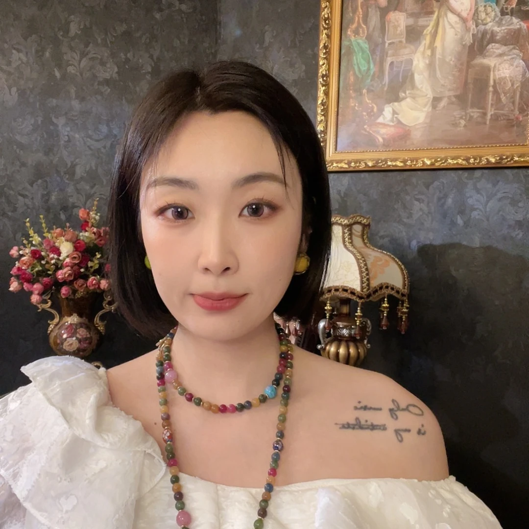 铜合金珐琅925银长链可斜挎