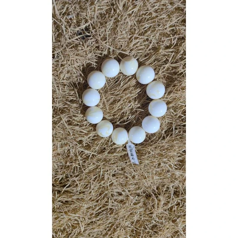 1个带点黄白色串摆件链接