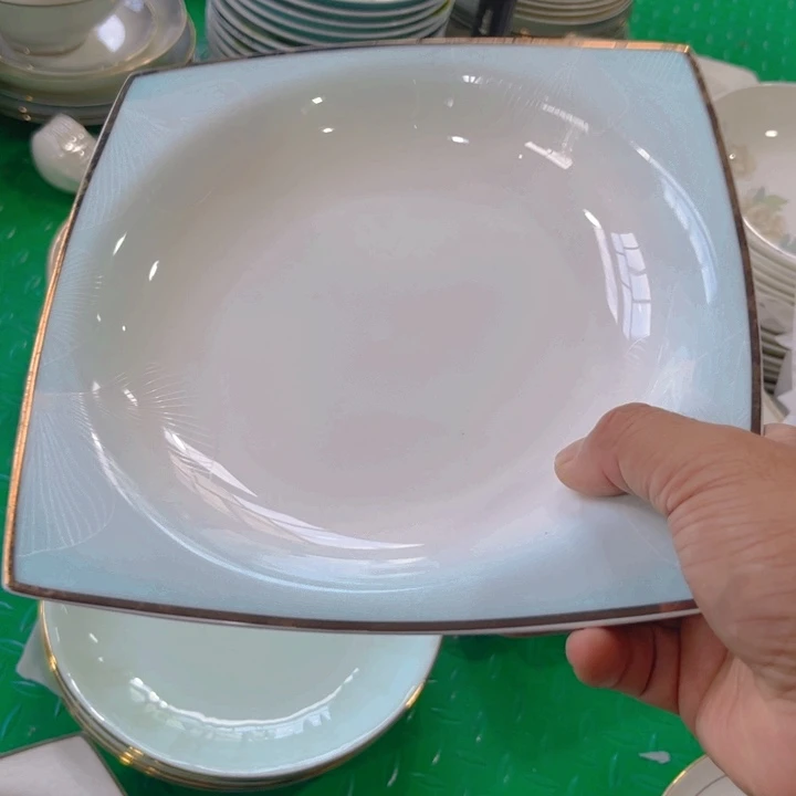 瓷片方盘四个微瑕