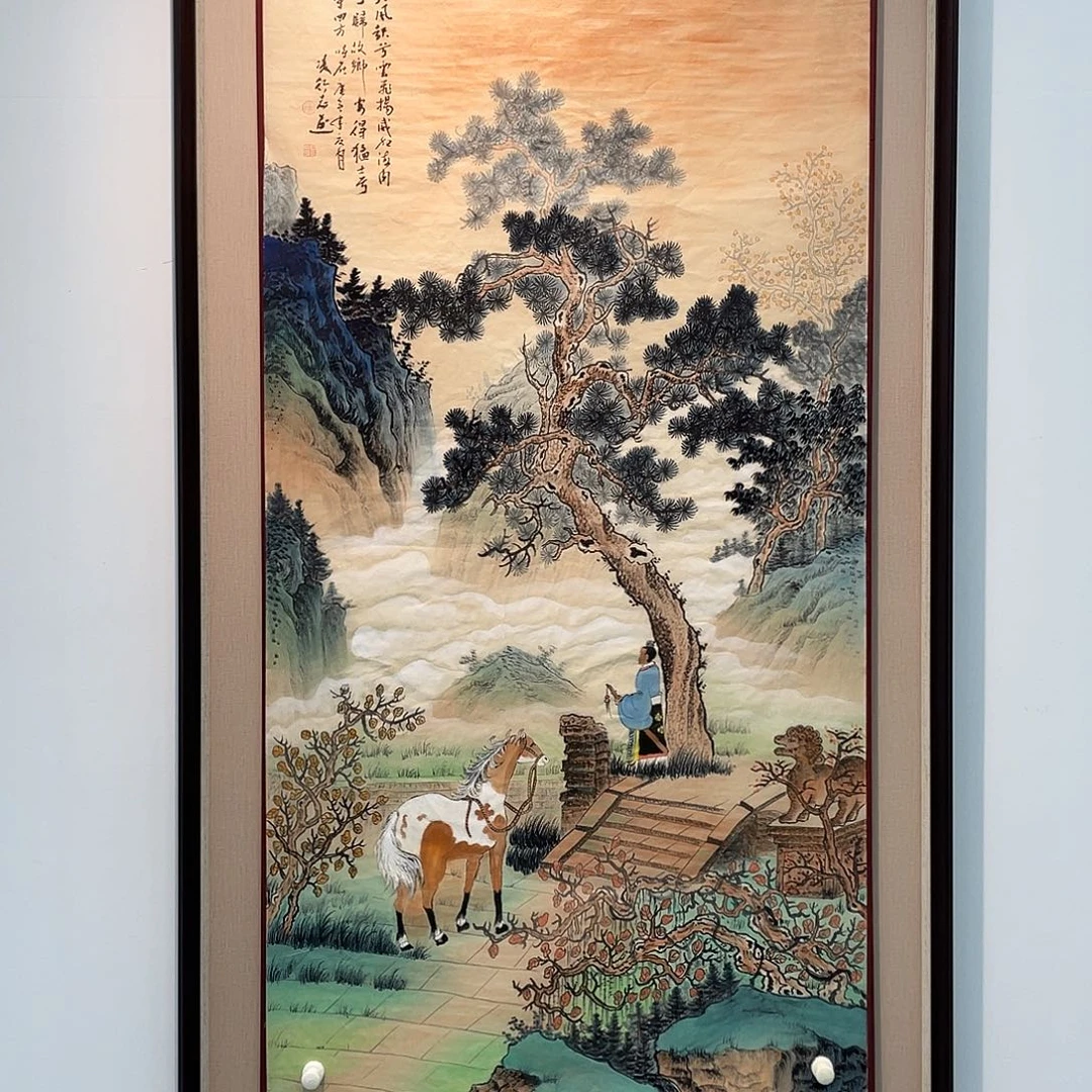 国画凌行志老师手绘国画精品