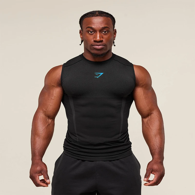 GYMSHARK Onyx5代健身服运动训练美式夏季新款透气速干背心男坎肩