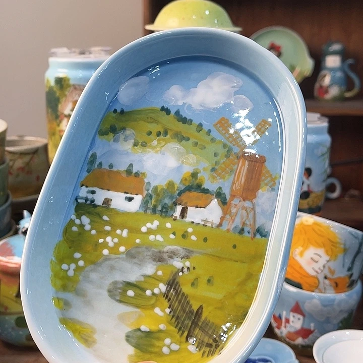 陶景德镇釉下手绘陶瓷