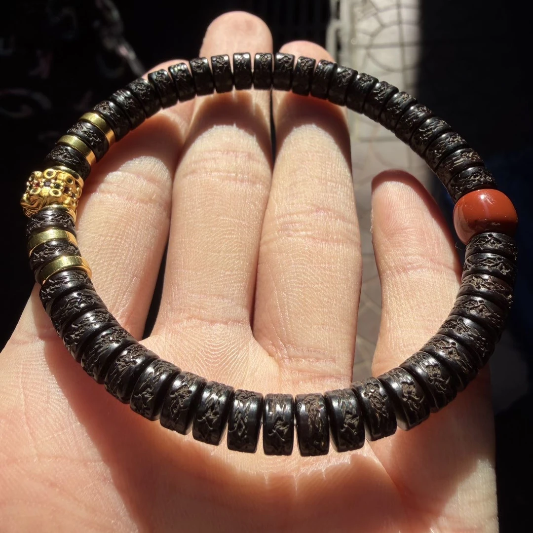 【地主专属】11 G53666-椰蒂椰嘎单圈手串-7*4mm