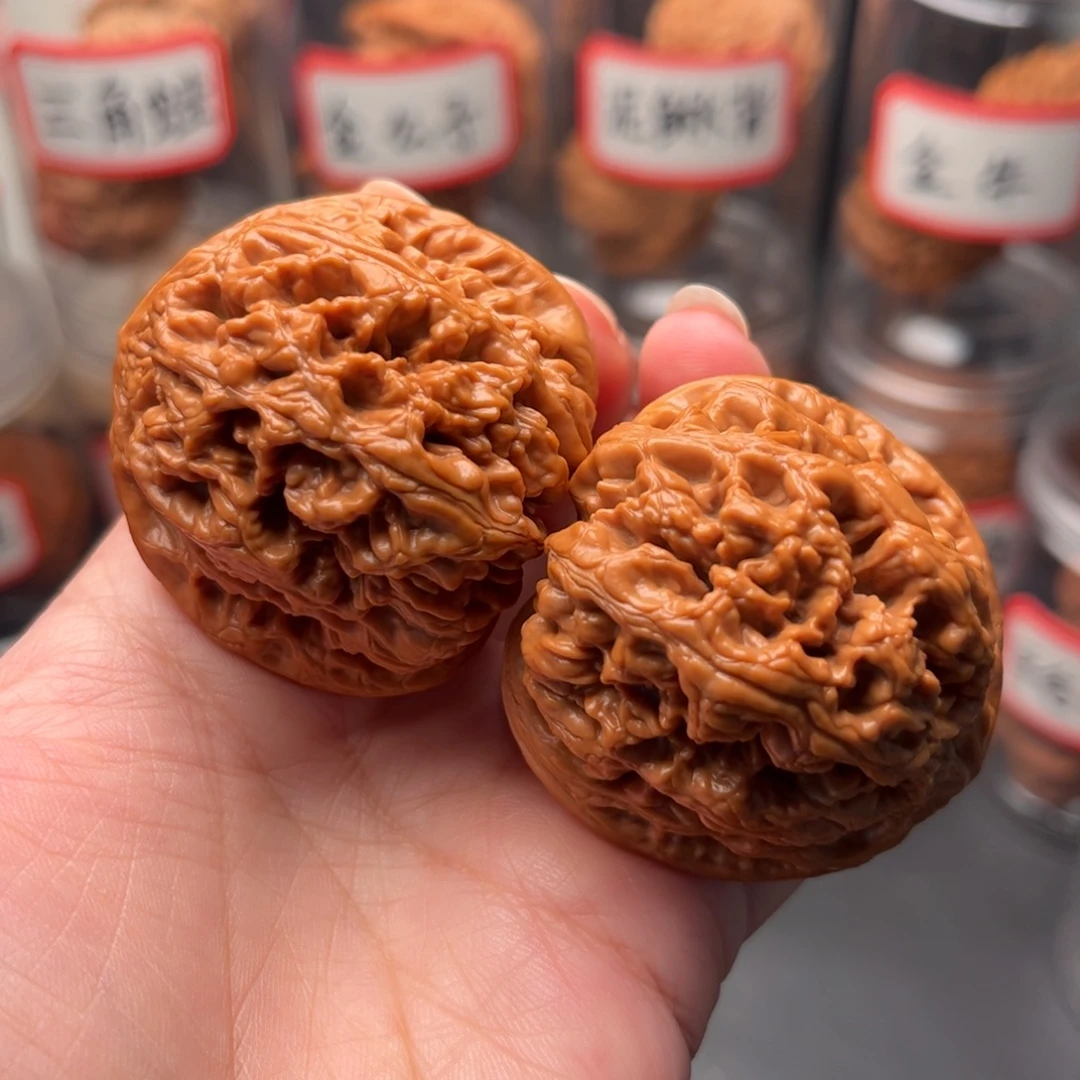 把件文玩核桃48大肚粗筋