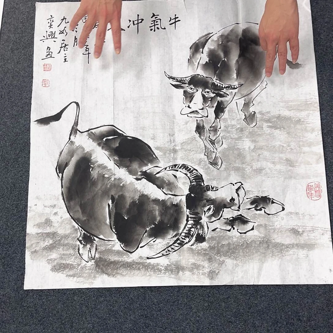 国画宣纸国画纯手绘作品