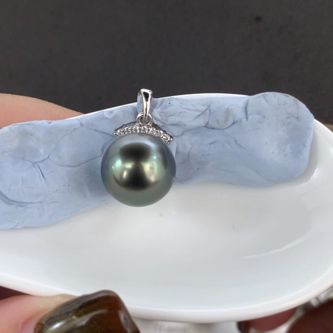 定制海水珍珠未镶嵌裸珠大溪地11-12