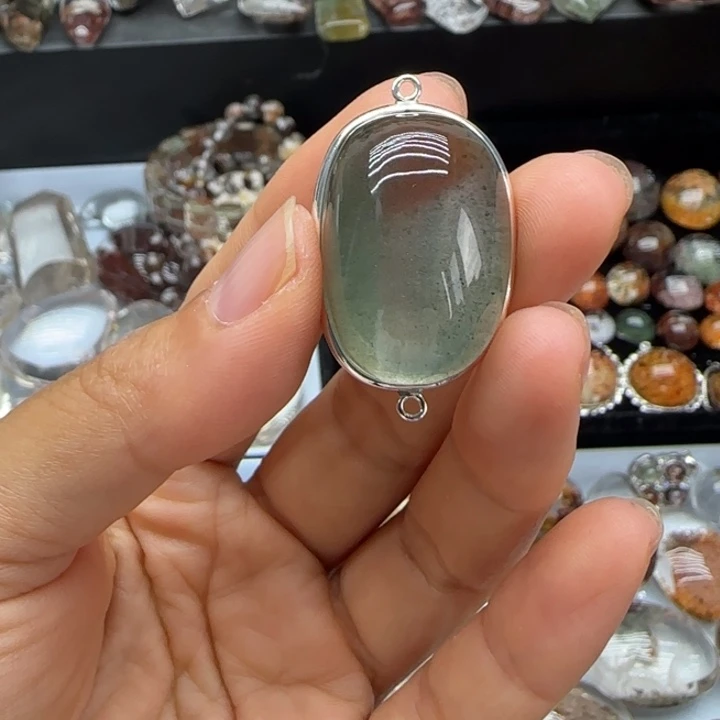 烟晶手链未镶嵌光**足6