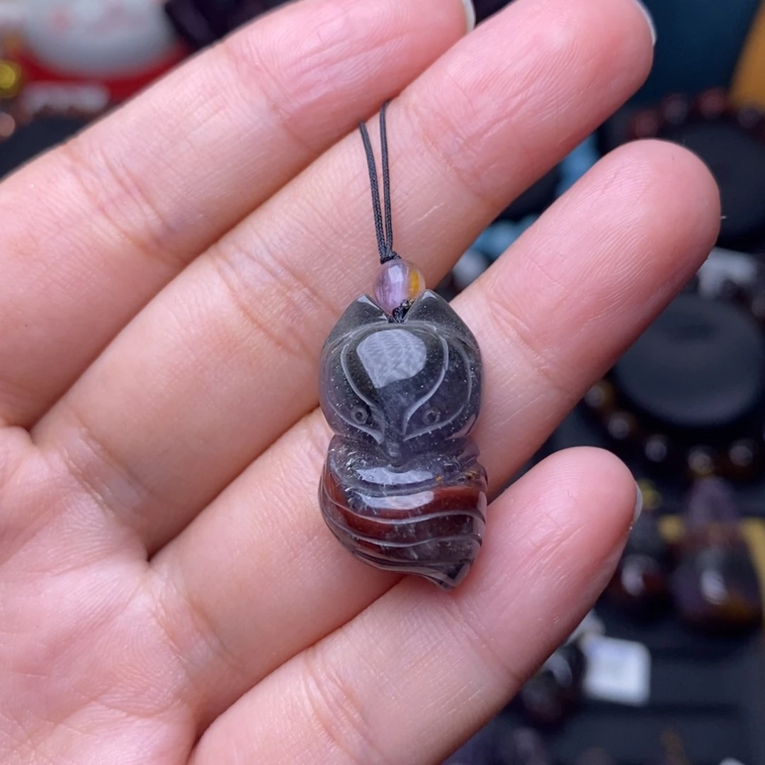 水晶手链未镶嵌极光手机挂
