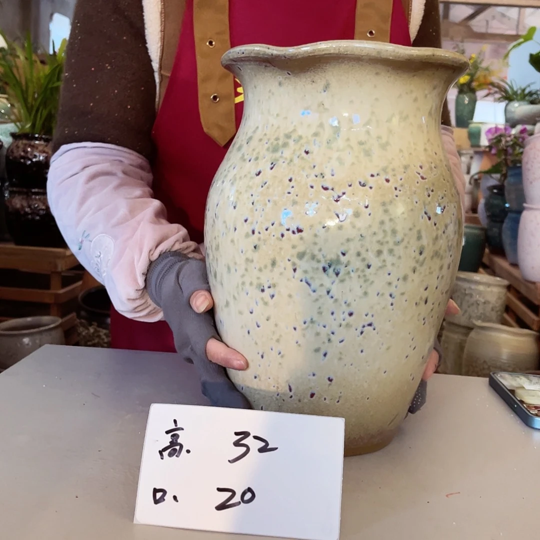 紫砂花盆高度32口径20