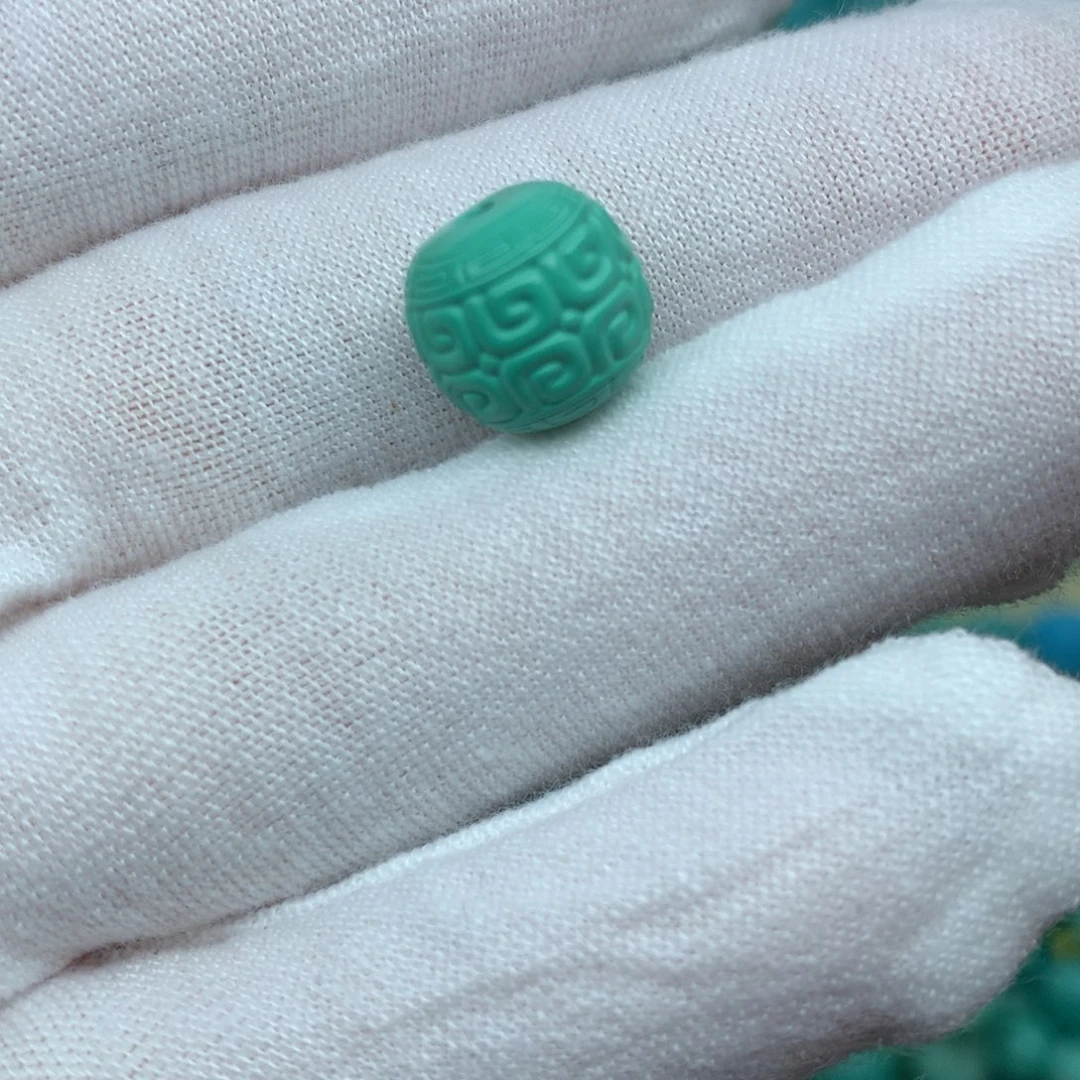开播福利深绿色回文老型珠尺寸10.8