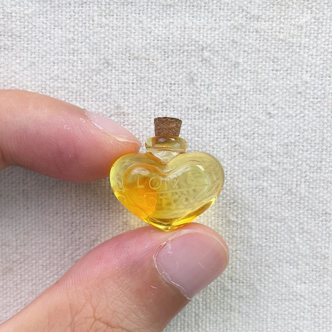 琥珀未镶嵌珠宝奇石许愿瓶