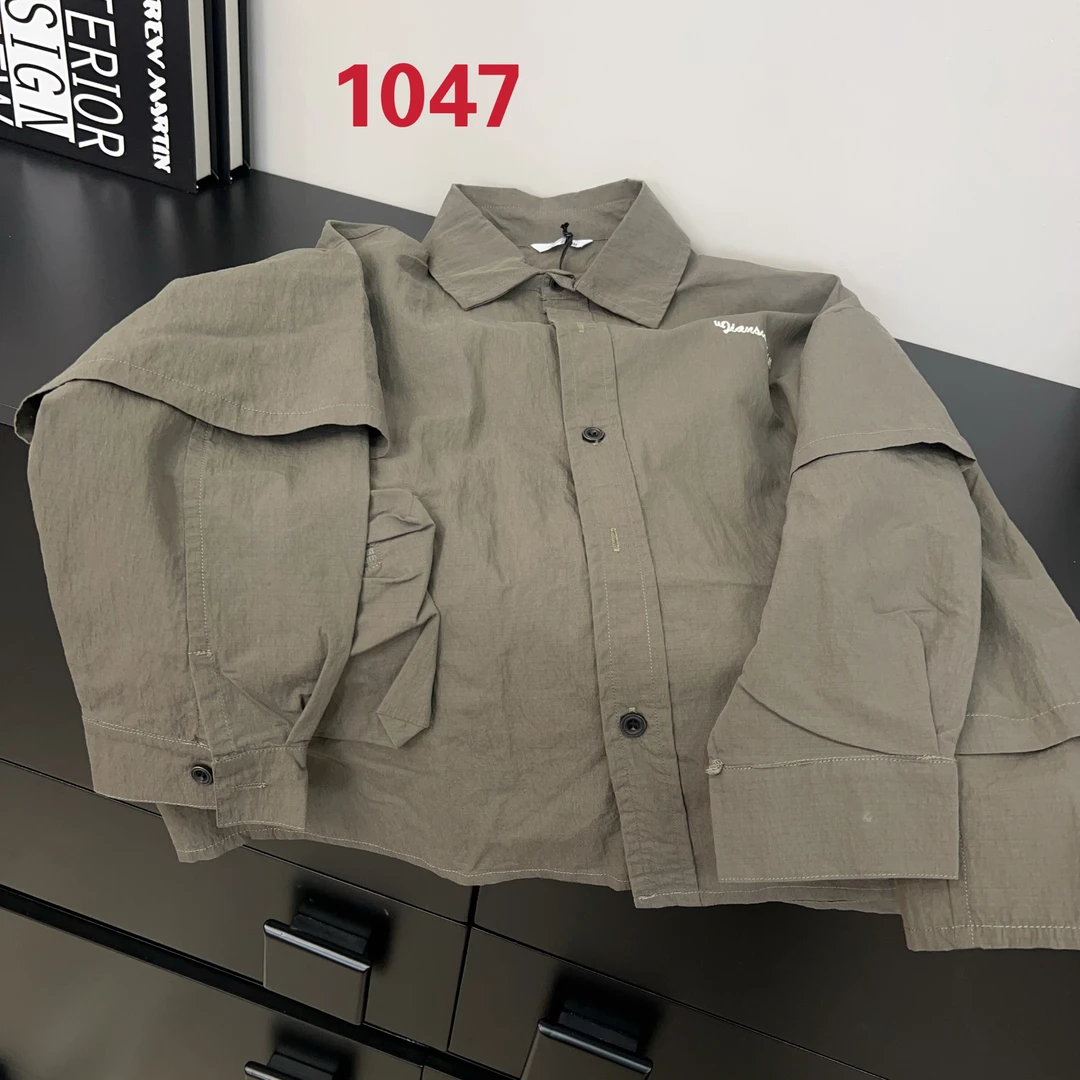 KM PERSONALITY 2025 新款春秋男童不加绒衬衫 1047