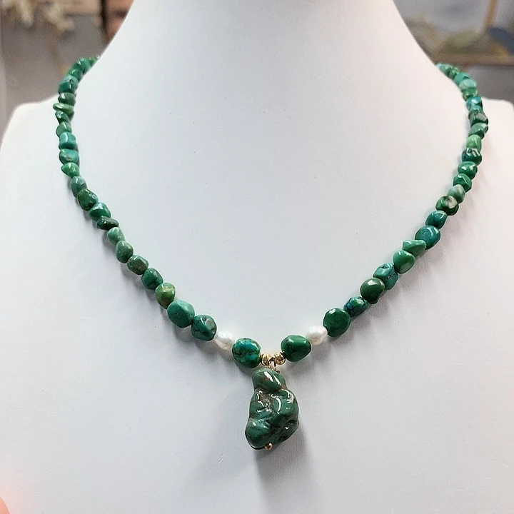 未镶嵌绿松石珠宝奇石