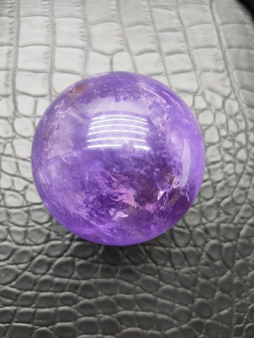 天然紫水晶球摆件