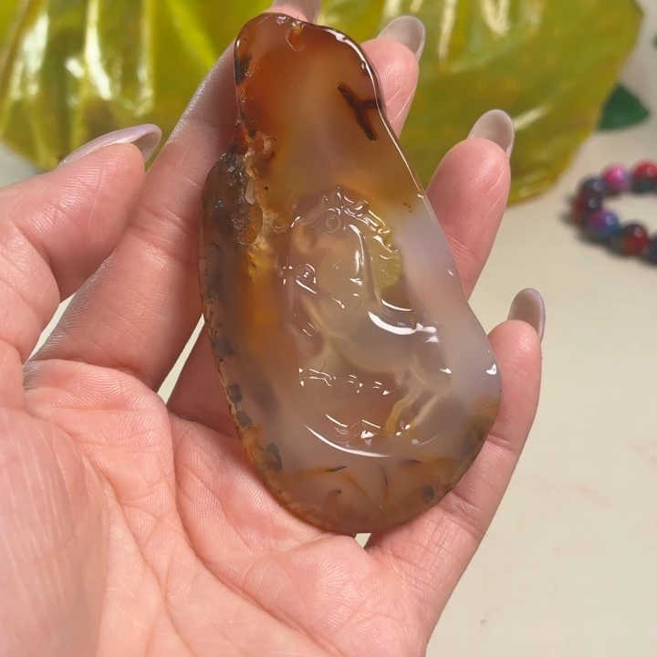 玛瑙/玉髓未镶嵌吊坠(不含链)