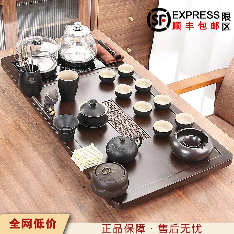 茶具茶台一整套家用泡茶2025新款全自动茶盘一体套装高档大气茶海