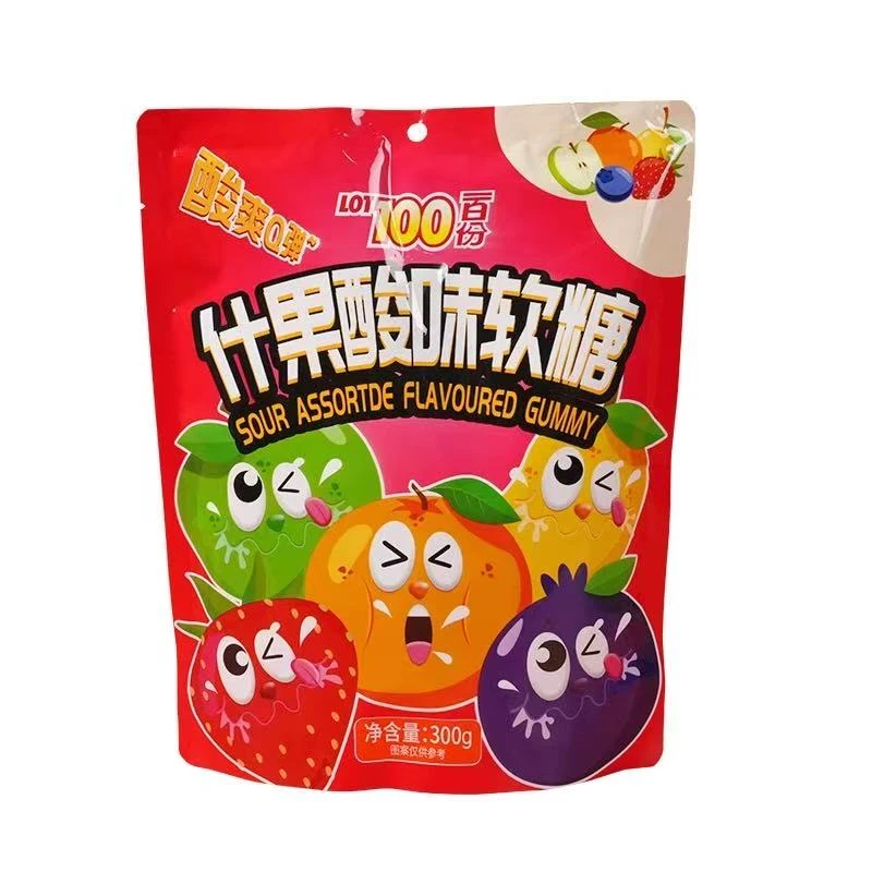 马来西亚进口一百份软糖300g*3