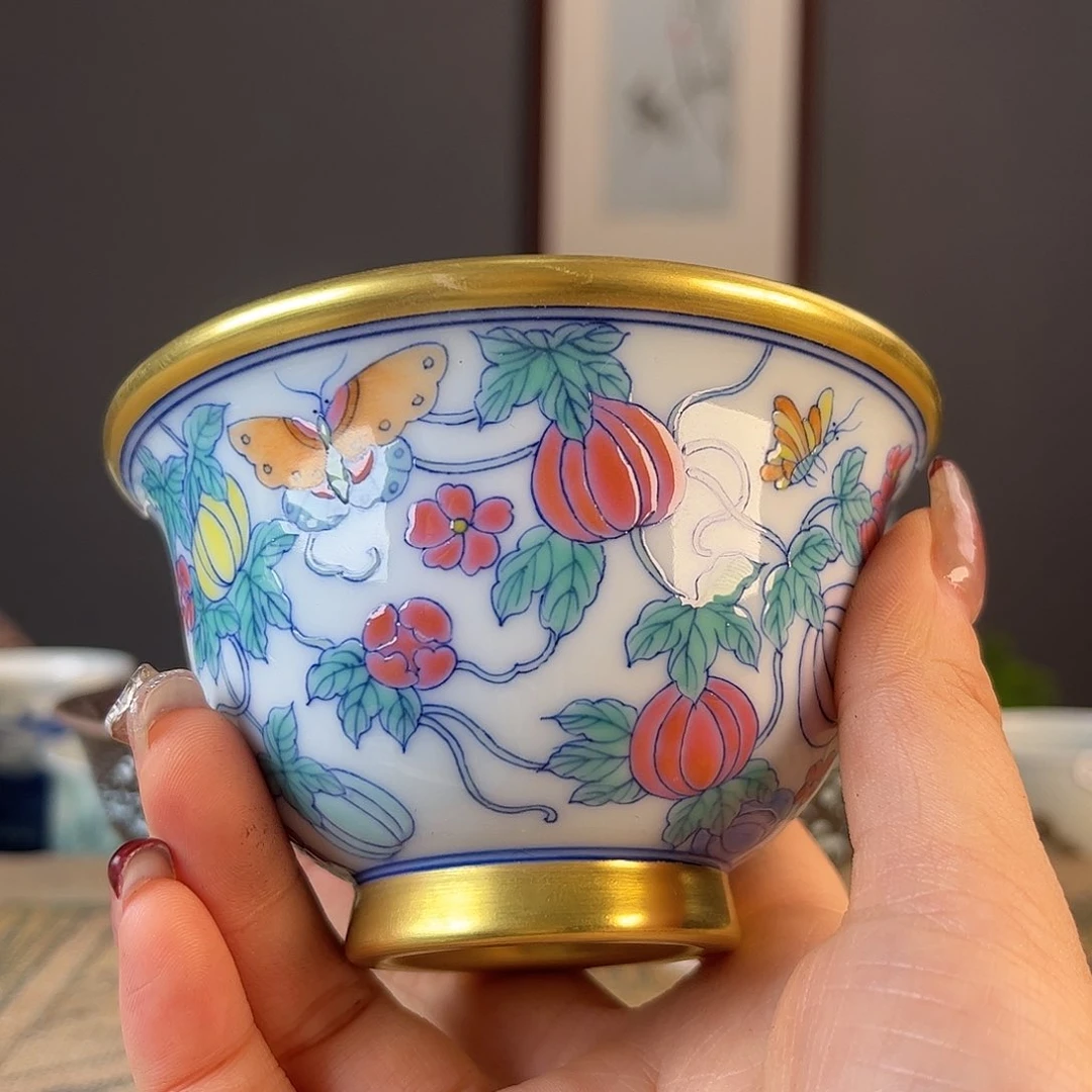 杯景德镇陶瓷茶杯多人