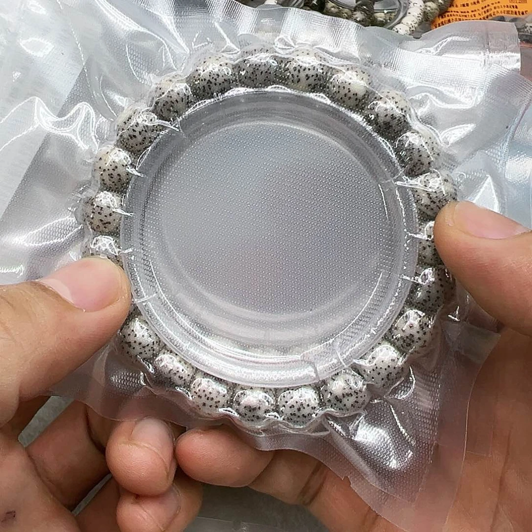 星月菩提手串65灭火月留白糯冰石玉星月菩提单圈10