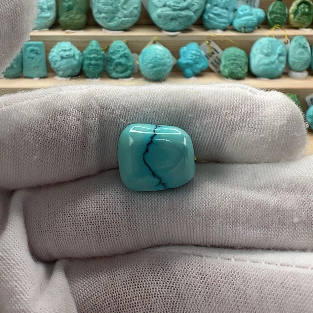 未镶嵌绿松石随形13mm