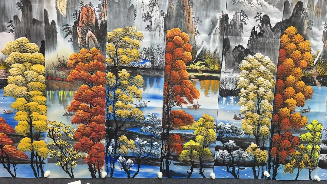 【慕胜】精品八条屏装饰画通用链接