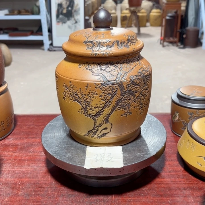 茶叶罐紫砂。。。。。。。。。。