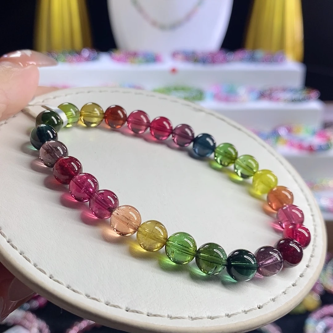 未镶嵌手链碧玺色标