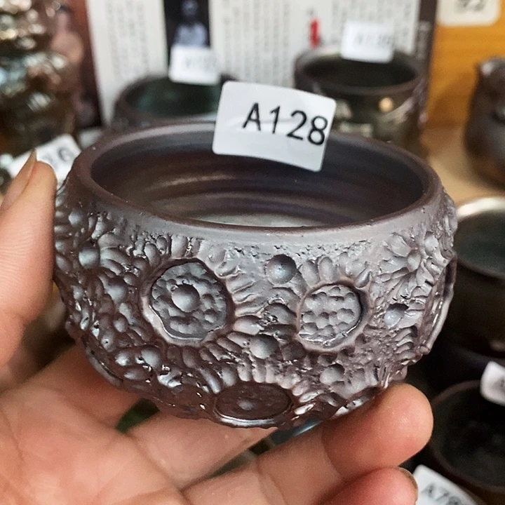 紫砂茶杯沉*柴烧纯手工128