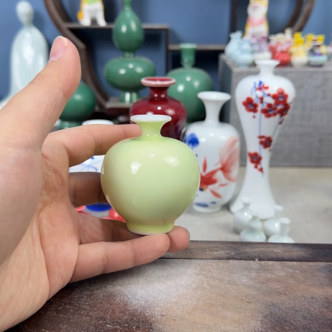 陶瓷手工小花器摆件