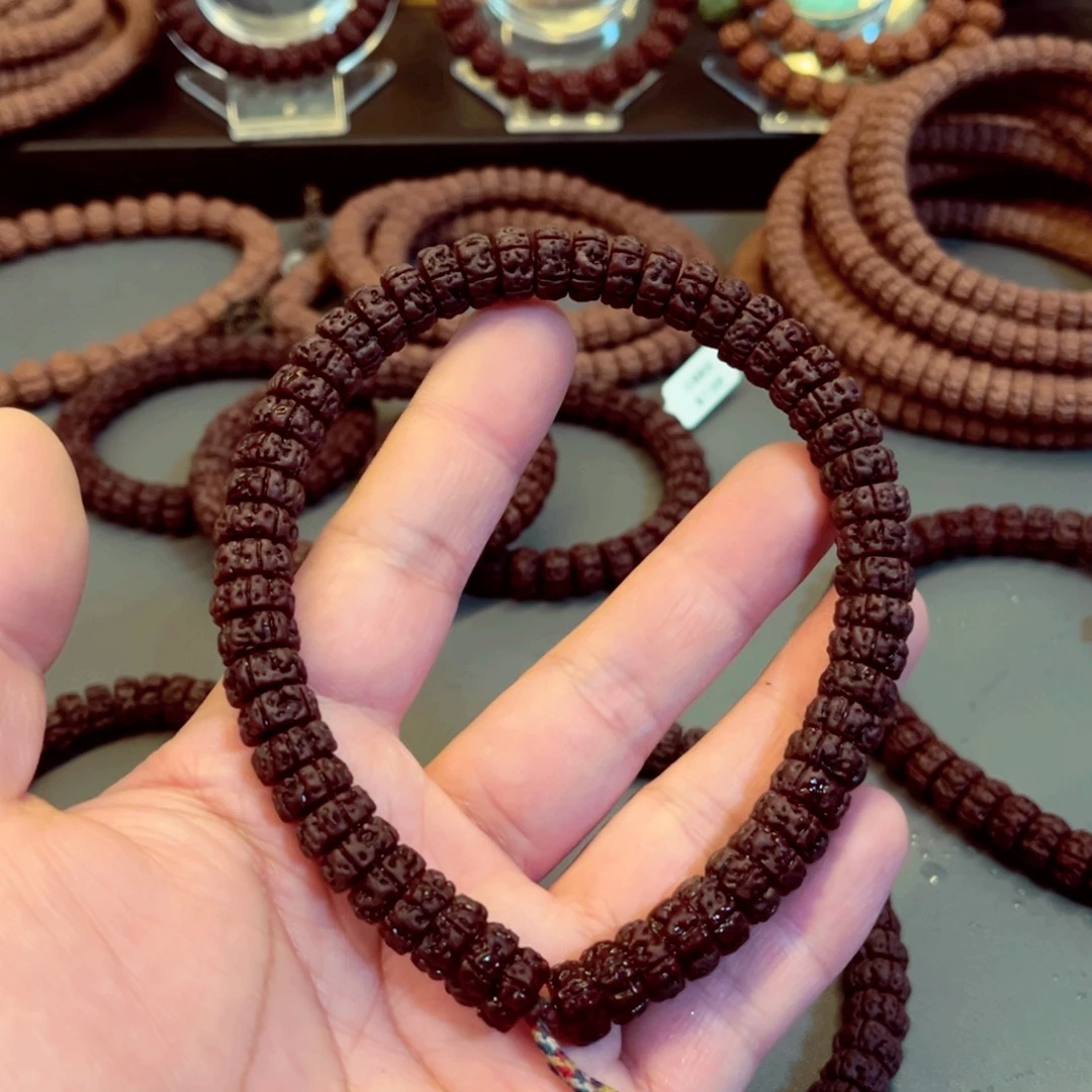 金刚菩提手串10.5薄切纯血老树王手持