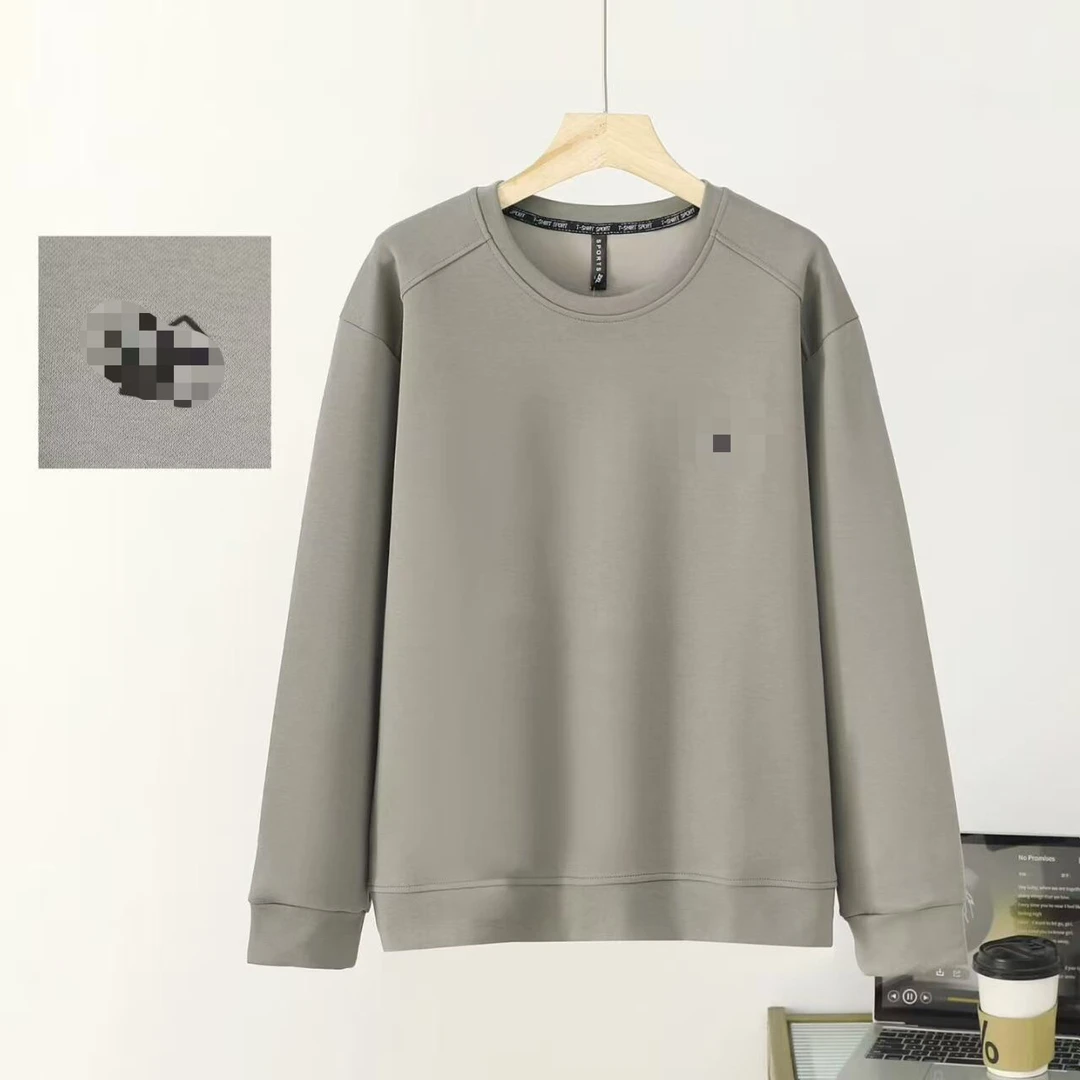 8302男士星空棉奥粒绒加绒加厚冬季卫衣美式重磅宽松休闲圆领长袖