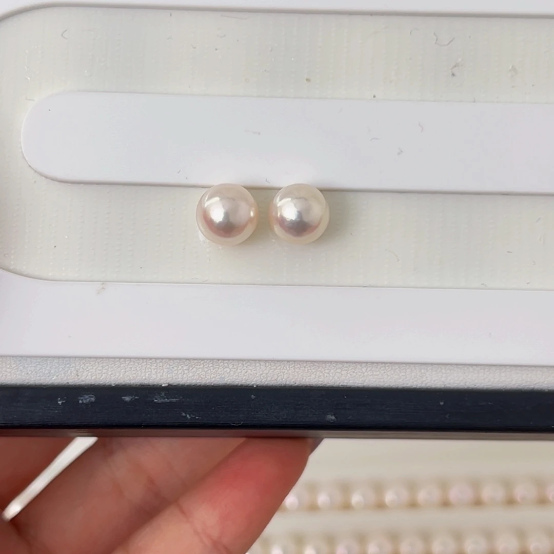 未镶嵌海水珍珠裸珠1****8Ak裸珠8-9mm可定制爱