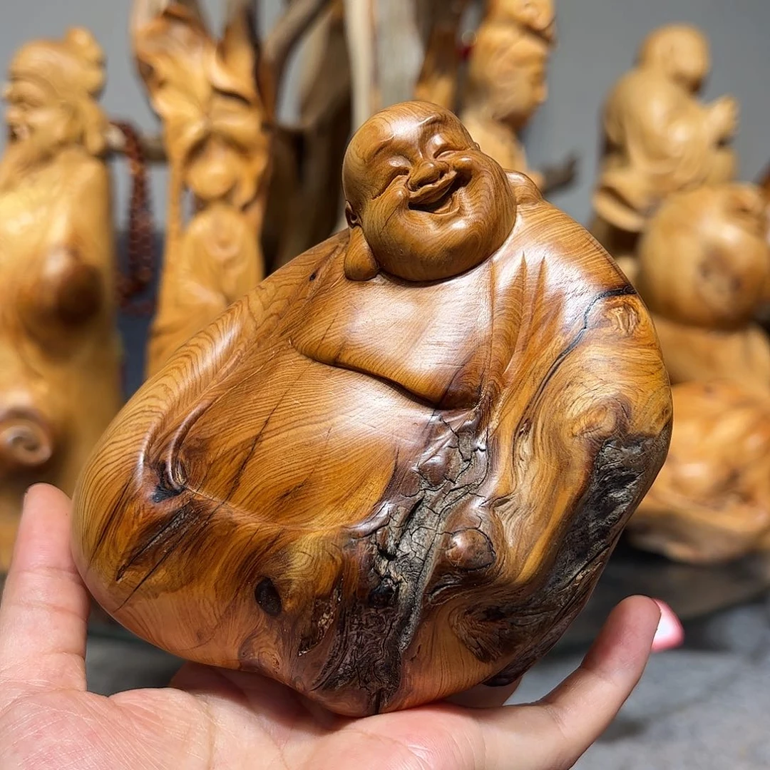 柏木崖柏木手把件摆件