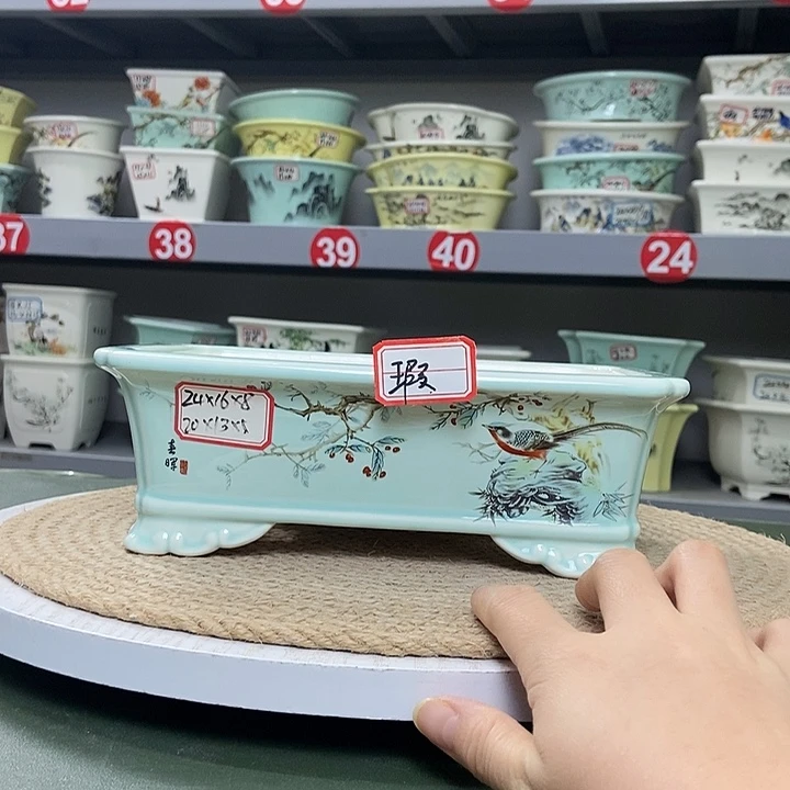 紫砂紫砂花盆4848