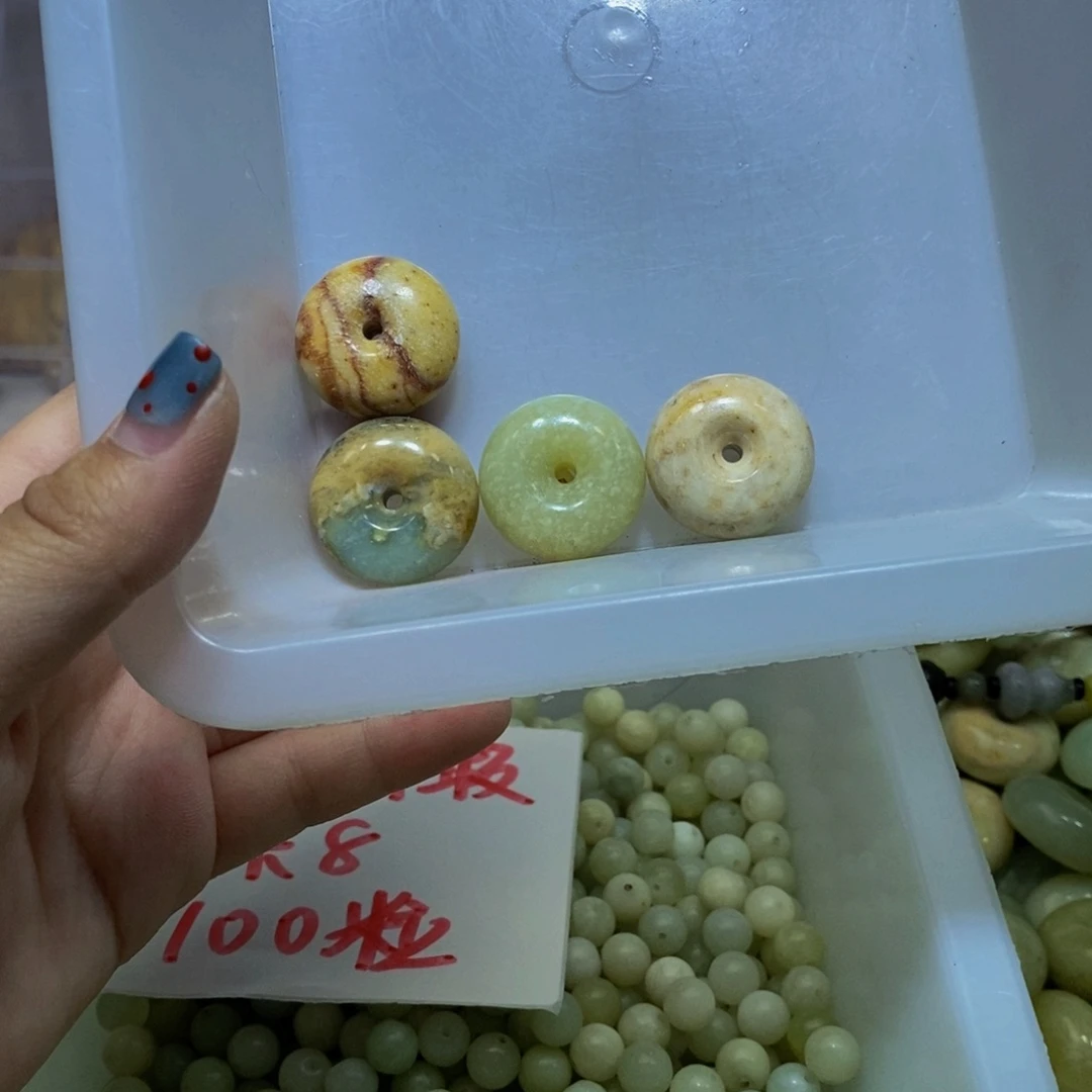 蛇纹石玉未镶嵌毛衣链7