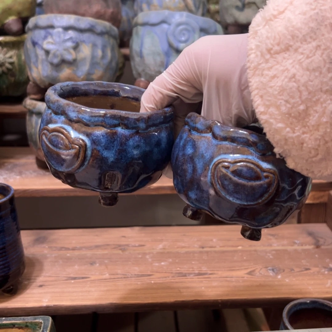 红陶清唐朝多肉花盆