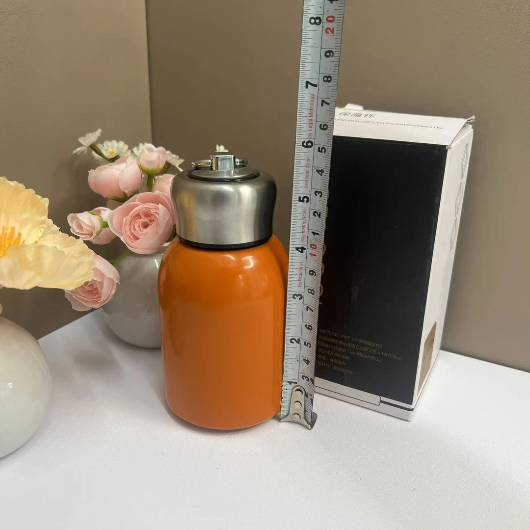 (橙色)小胖丁保温杯1个高档家用款居家必备【汤姆粉丝专属】