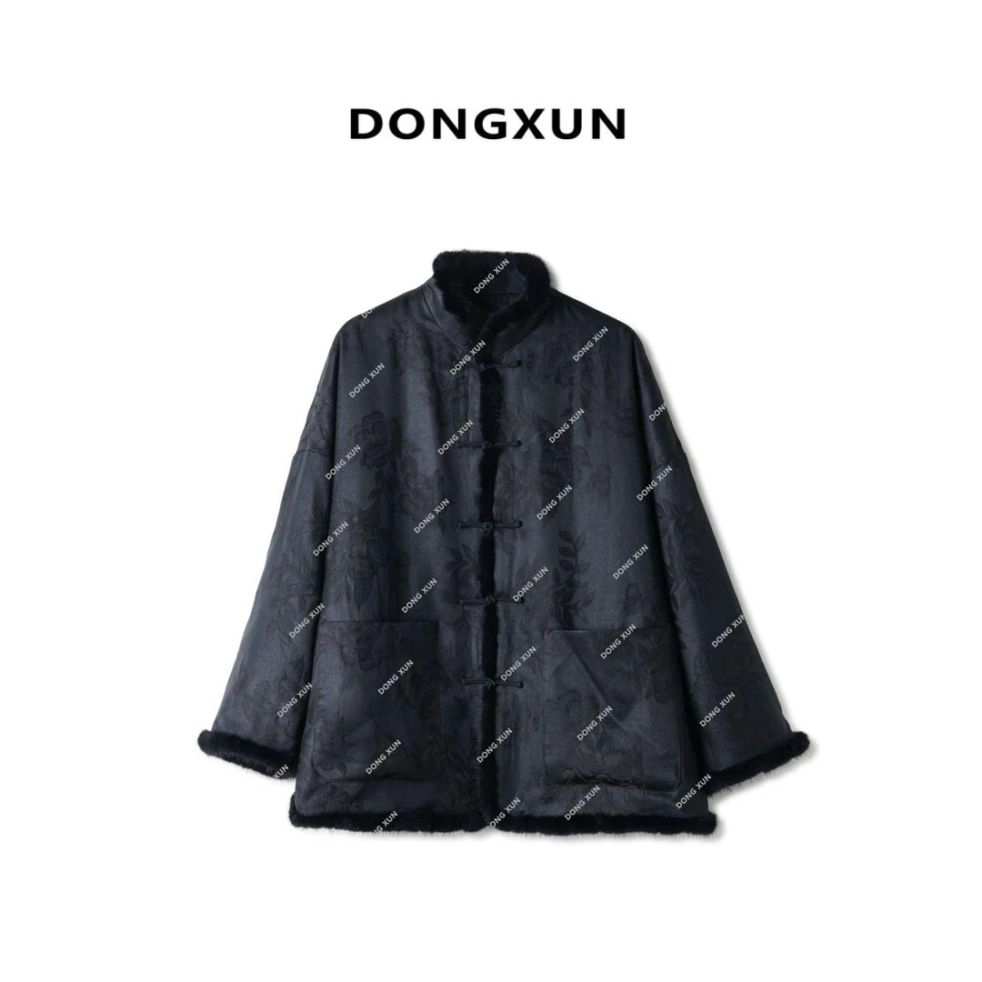 【墨】满分桑蚕丝香云纱厚款棉服