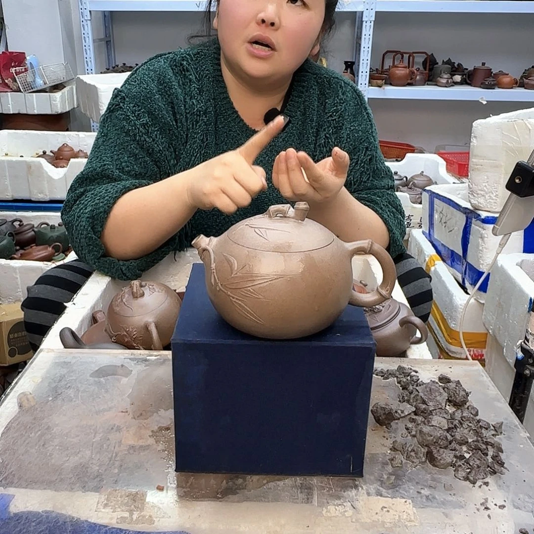 茶壶紫砂宜兴紫砂壶瑕疵处理