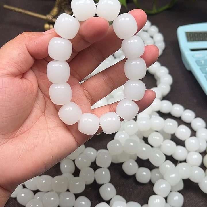 和田玉（白玉）未镶嵌套链
