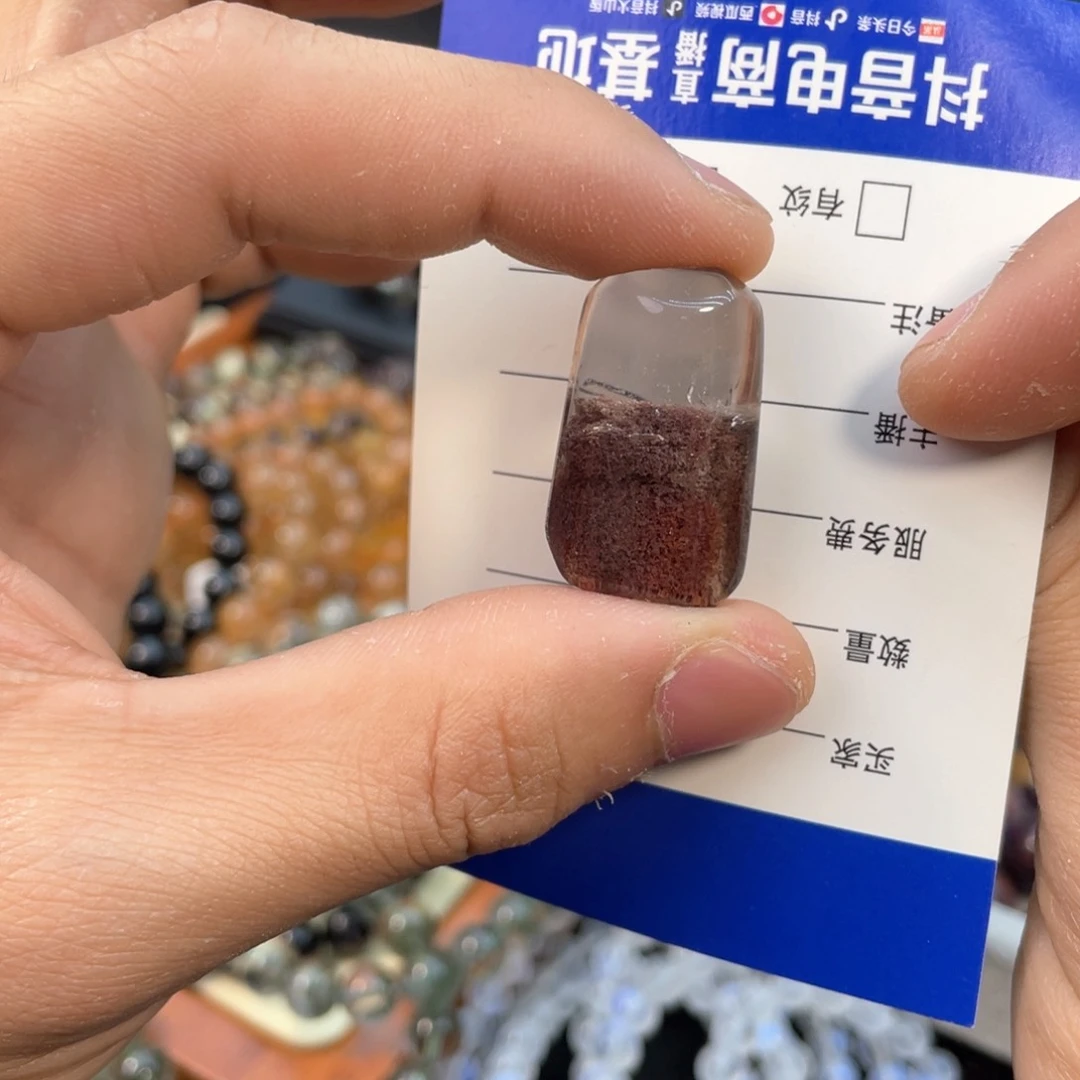 水晶手链未镶嵌c*j红幽灵