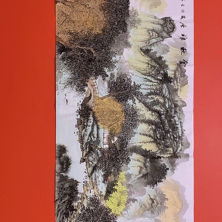 国画山水花鸟字画书画国画
