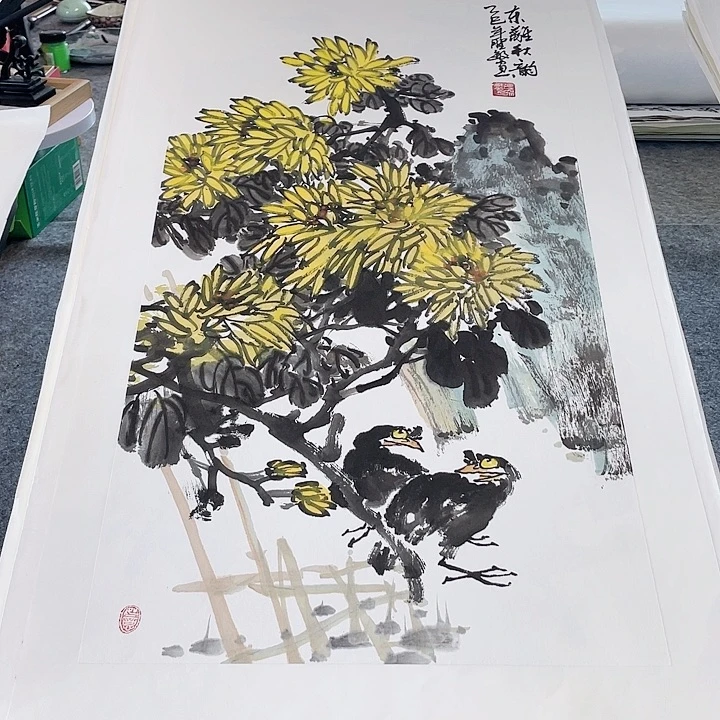 国画张圣敏先生纯手绘作品