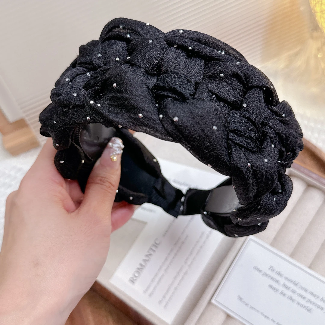 带齿高颅顶新款设计师款定制发箍百搭手工加宽遮白发